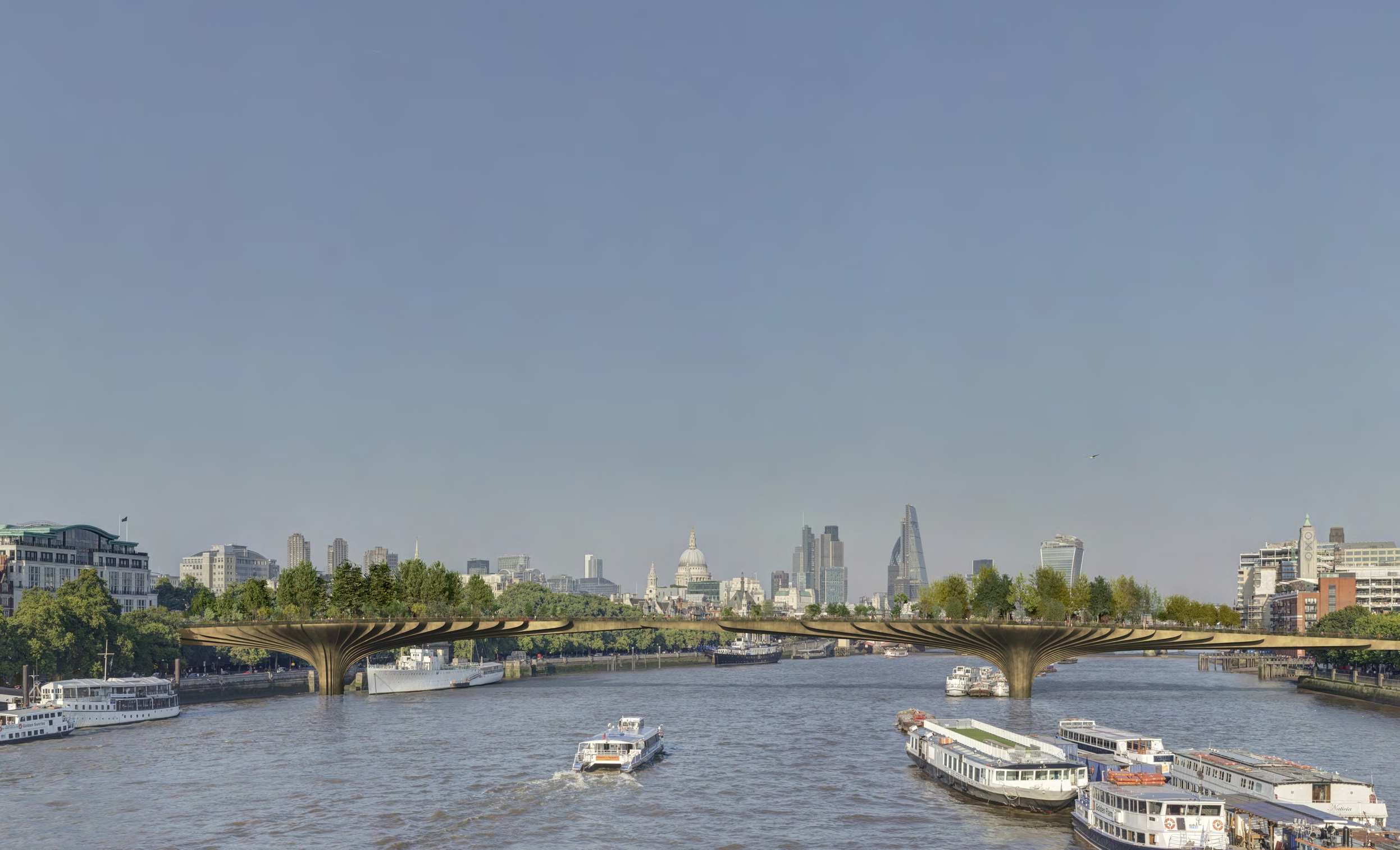 Garden bridge attempts to appease concerns with updated imagery