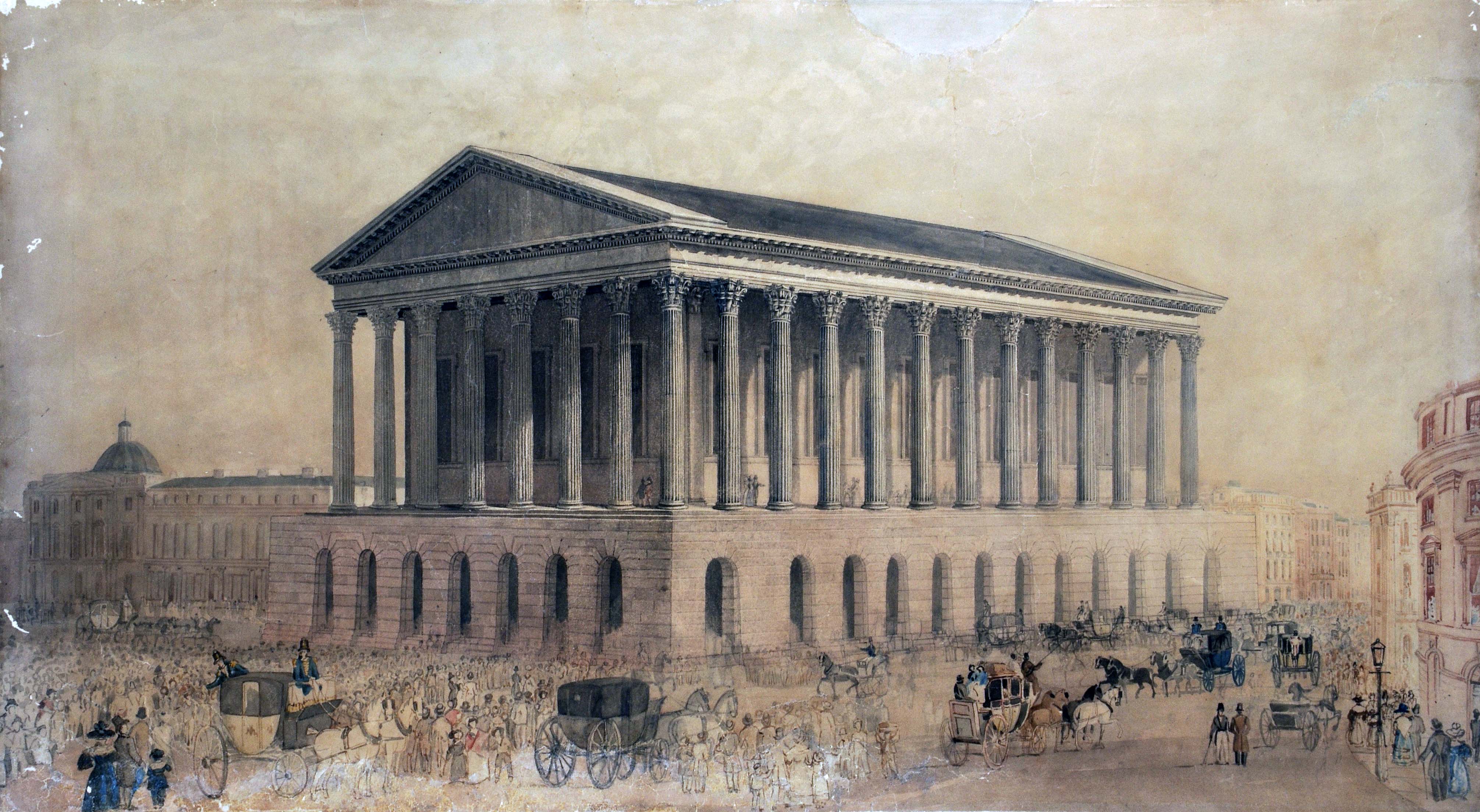 Artist’s vision of Birmingham Town Hall on display