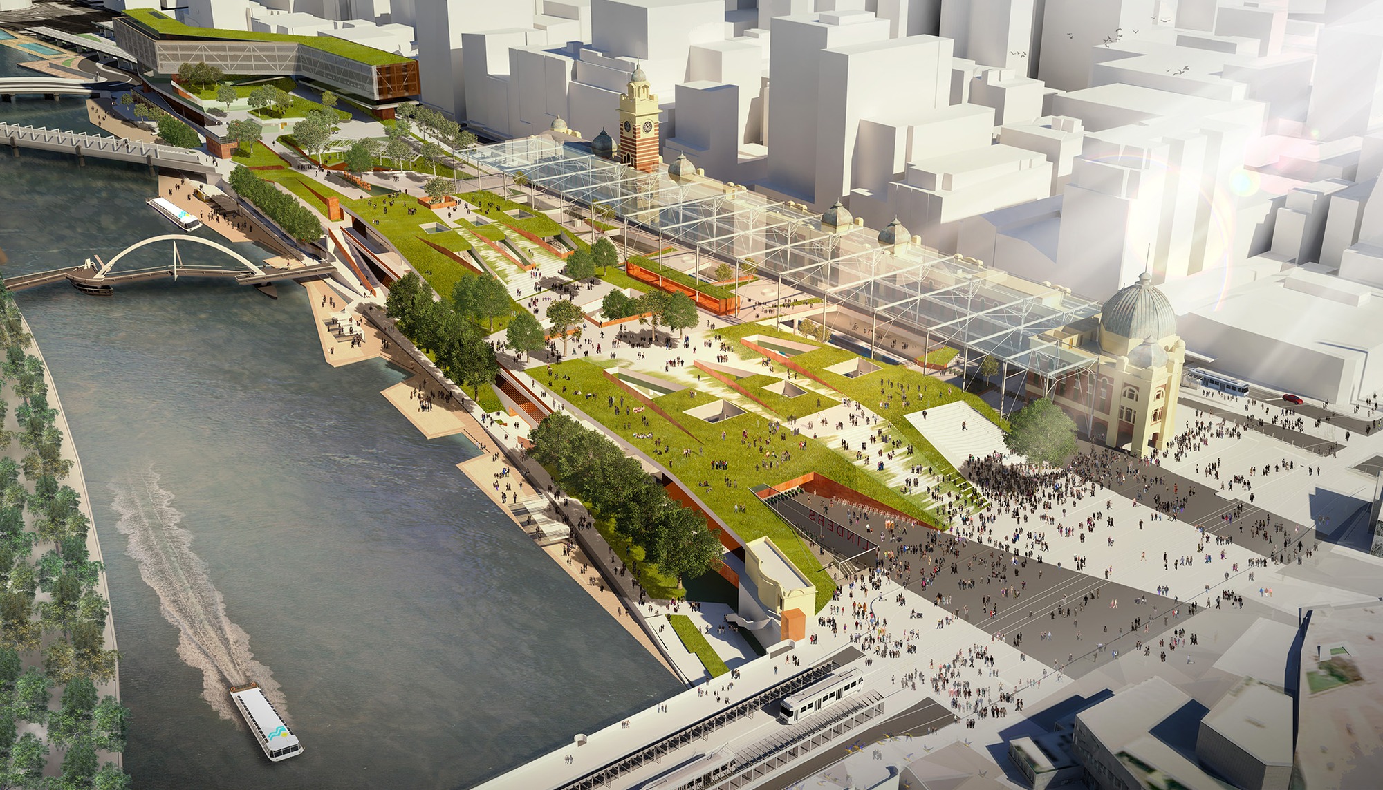 Revealed: Shortlisted designs in Flinders St Station contest