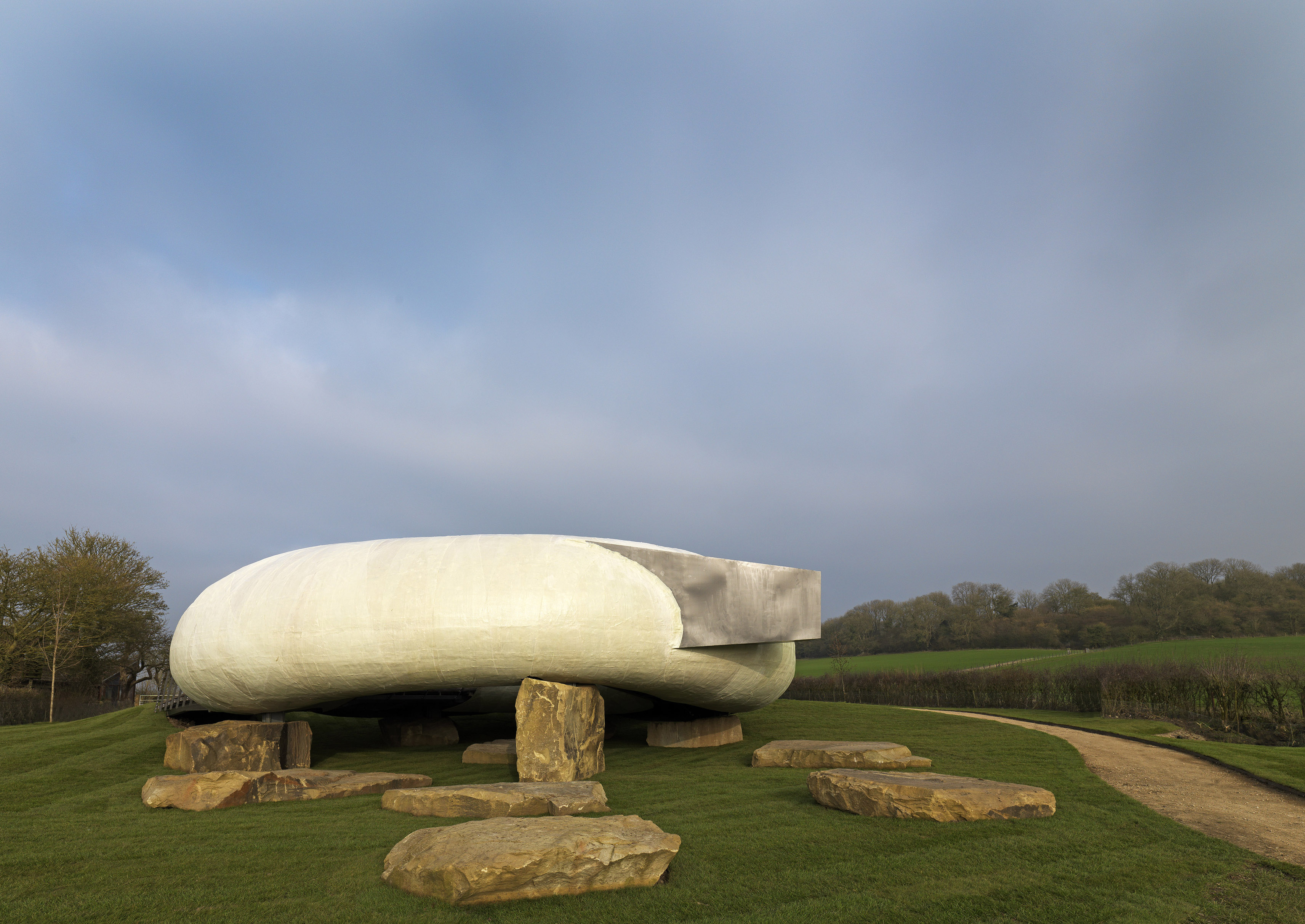 London's 2014 Serpentine Pavilion arrives in new rural home