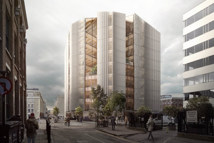 Waugh Thistleton reveals timber East London office