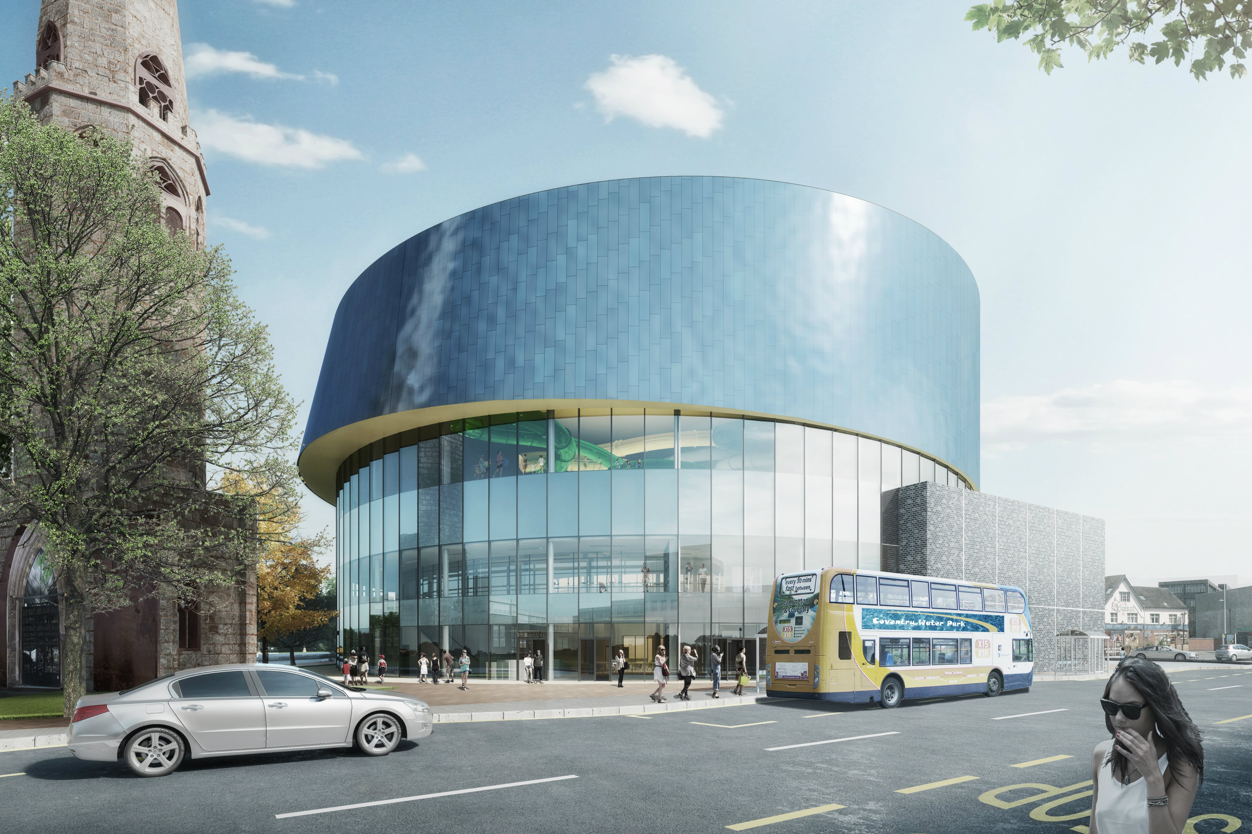 FaulknerBrowns submits plans for Coventry water park