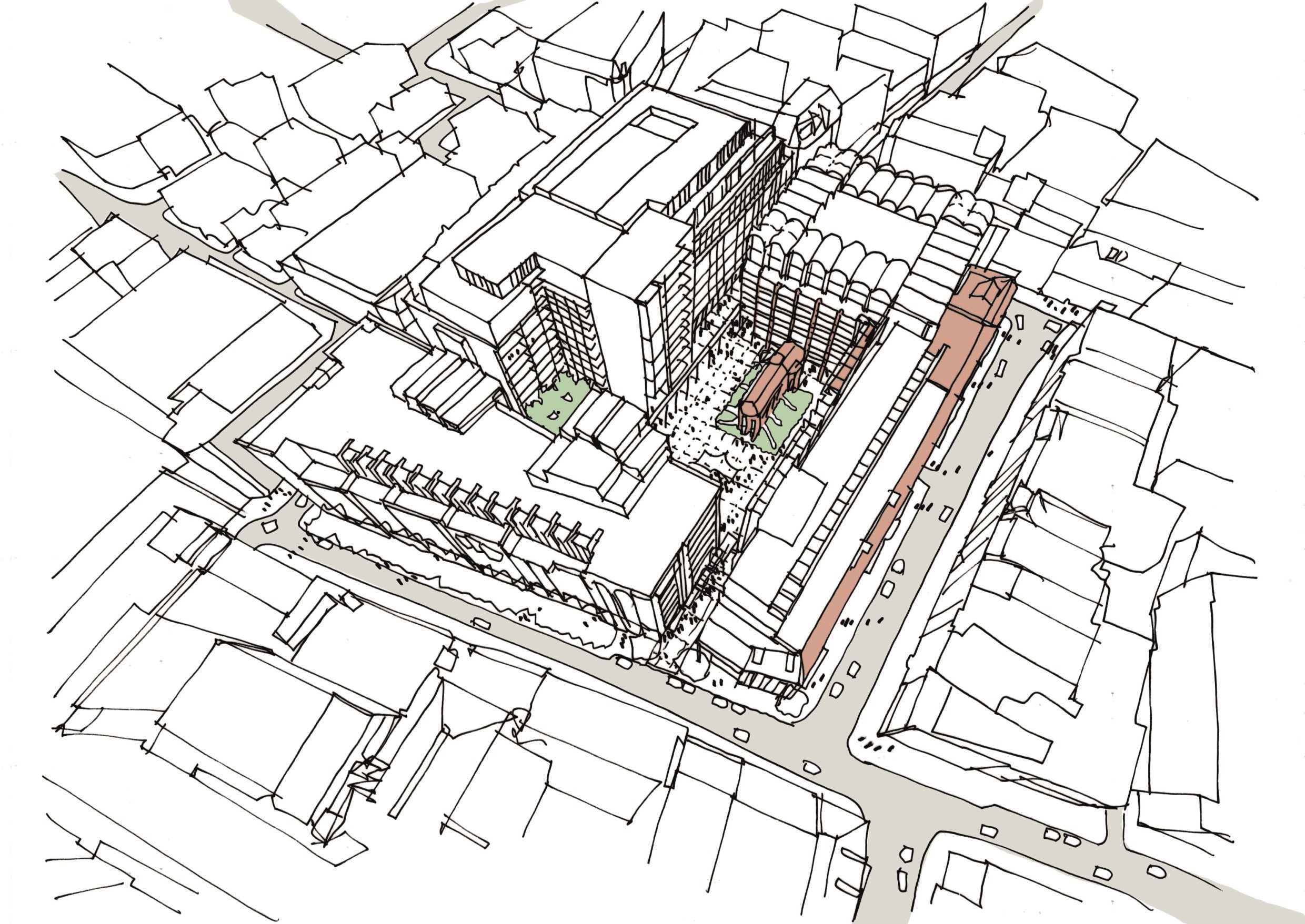 Fitzroy Square Layout Fitzroy Place by Sheppard Robson and Lifschutz Davidson Sandilands