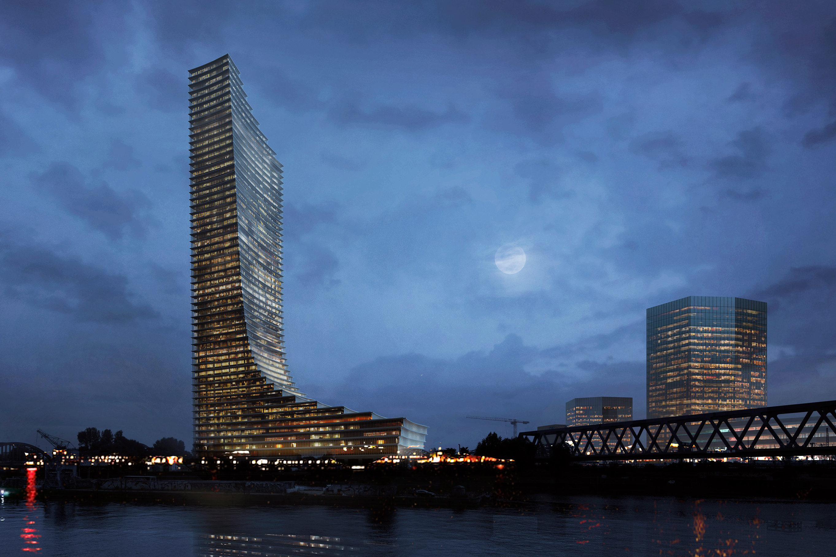Chipperfield wins contest to design Hamburg’s tallest tower