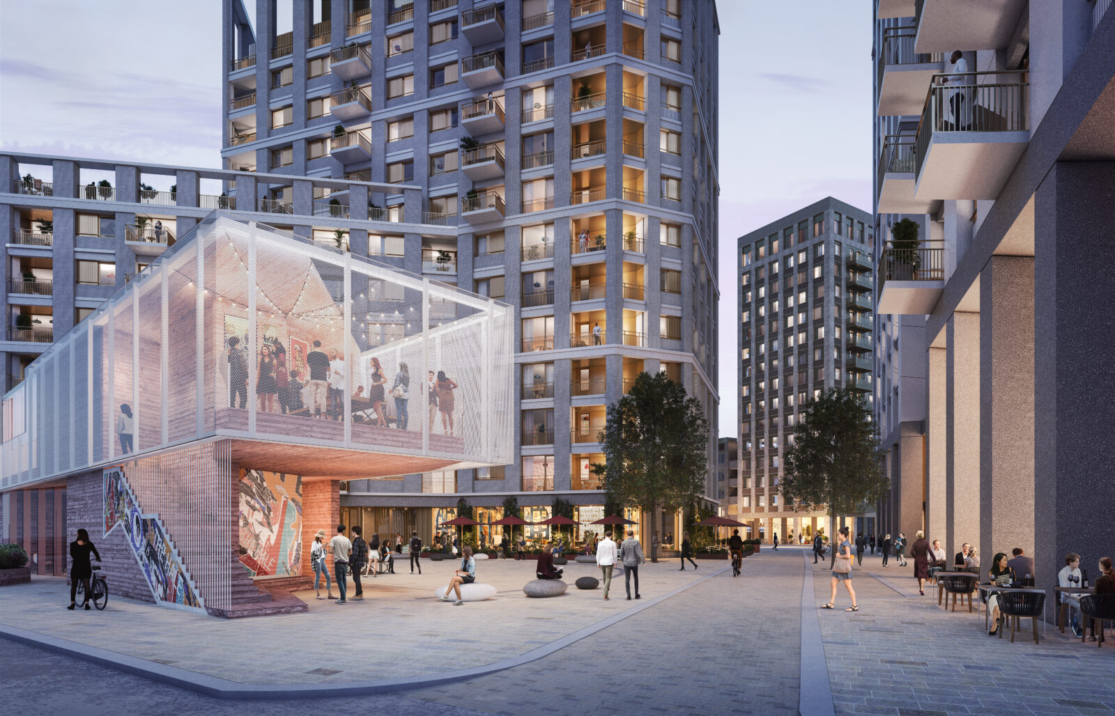 Ruff Architects reveals images of Tottenham Hale pavilion