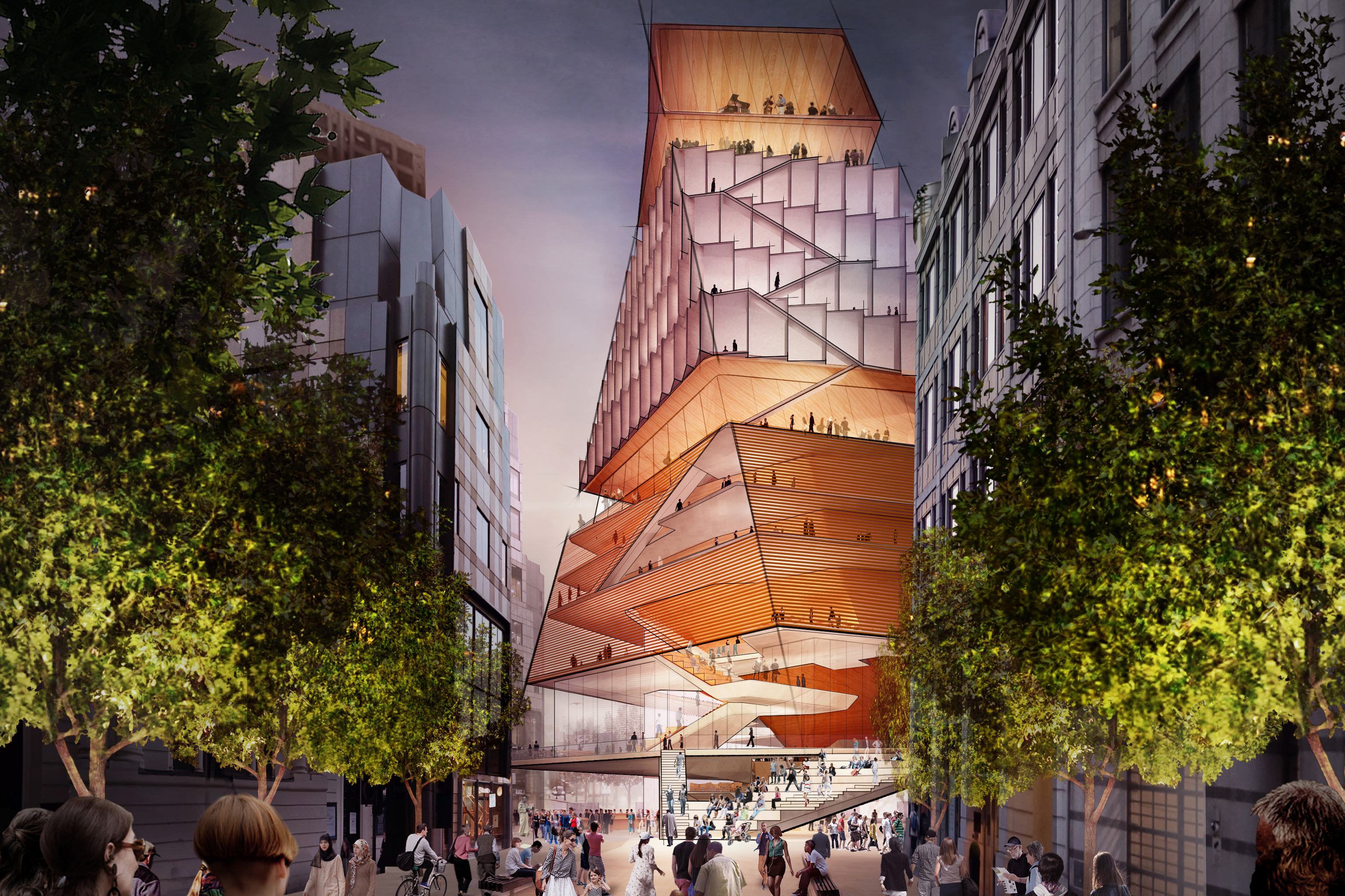 Diller Scofidio + Renfro unveils £288m City of London concert hall