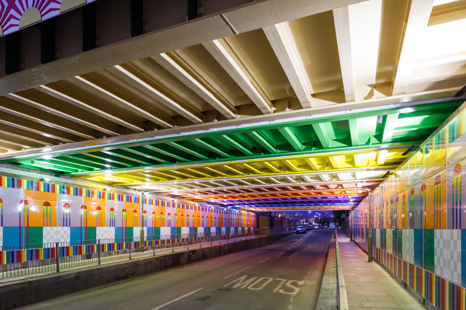 Artist and upcycler Yinka Ilori completes ‘Happy Street’ for Nine Elms