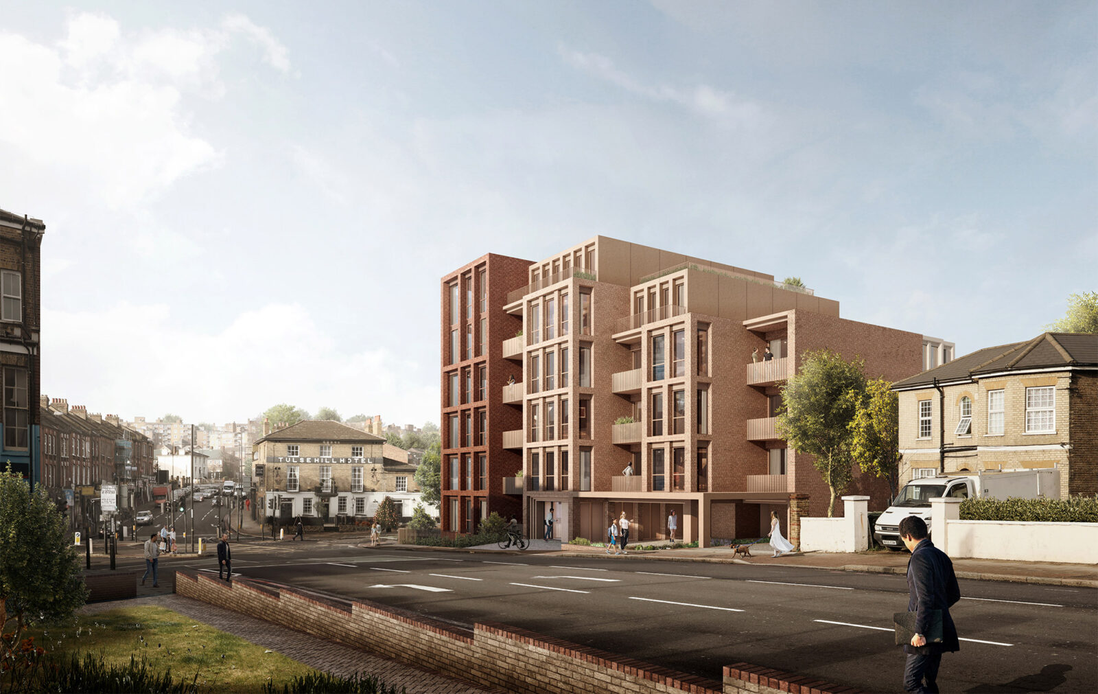 Tigg + Coll submits plans for 43 flats on ‘challenging’ Tulse Hill site