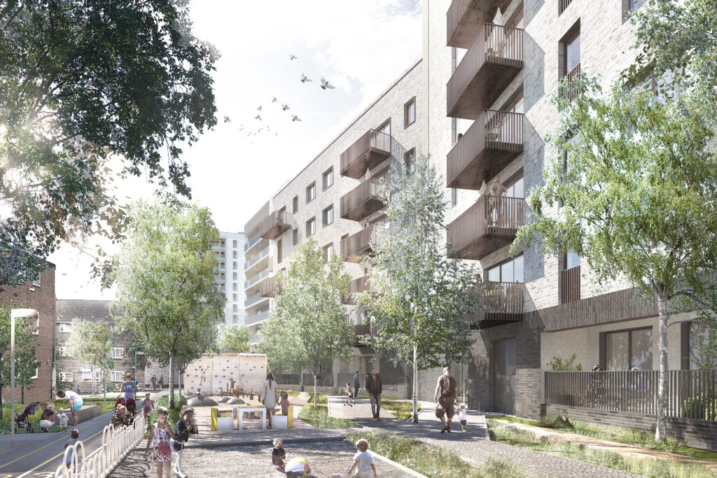 White Arkitekter’s first phase of east London estate regeneration wins