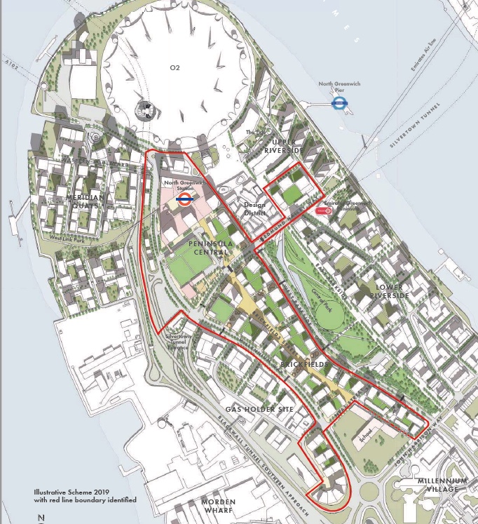 Greenwich Peninsula Morris + Co and Hall McKnight schemes axed in