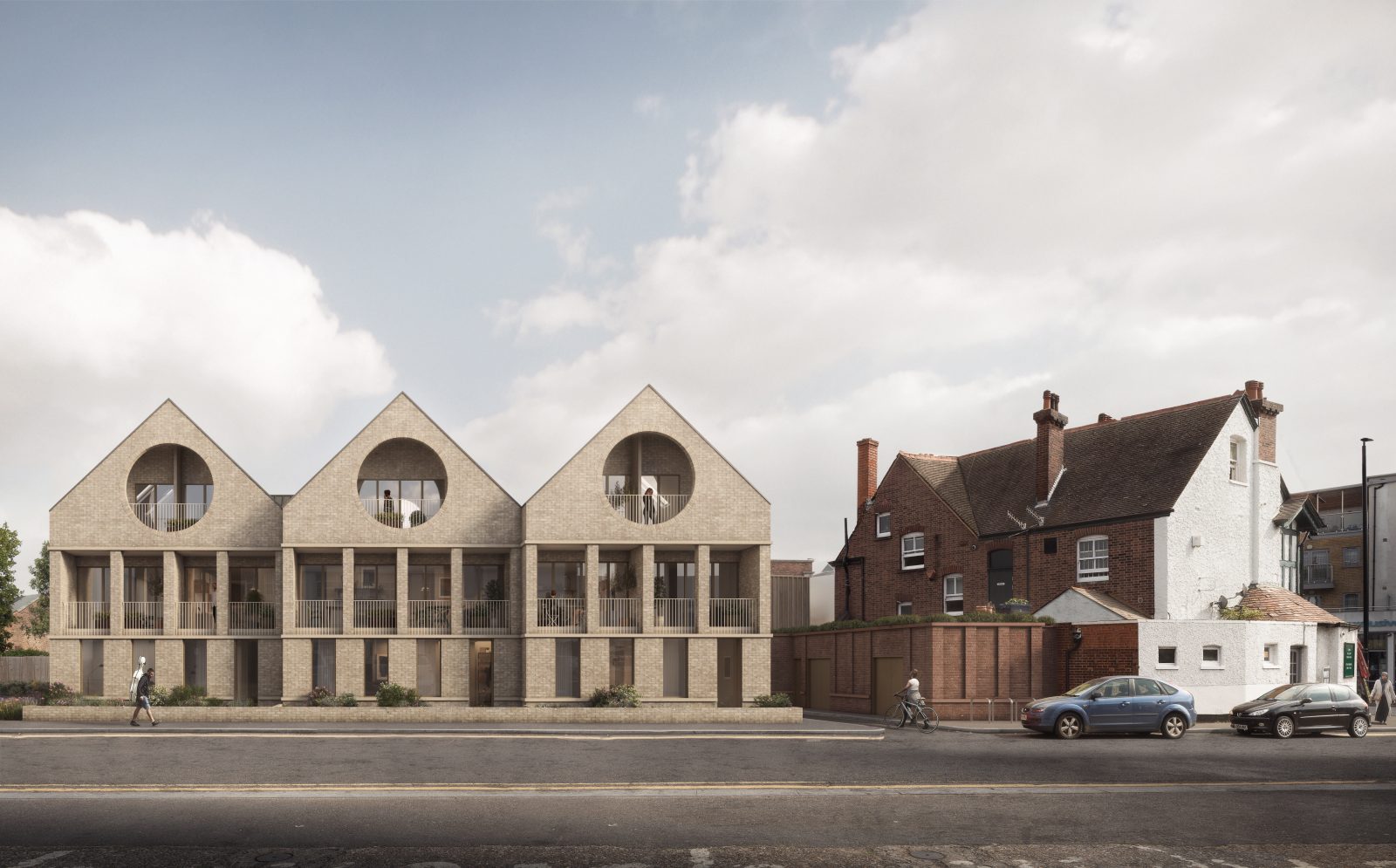 Vine Architecture reveals plan for homes in Enfield pub car park
