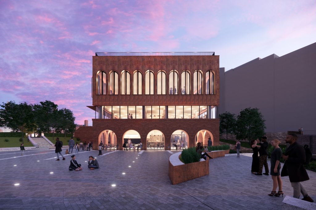 Jestico + Whiles wins planning for Nottingham events pavilion