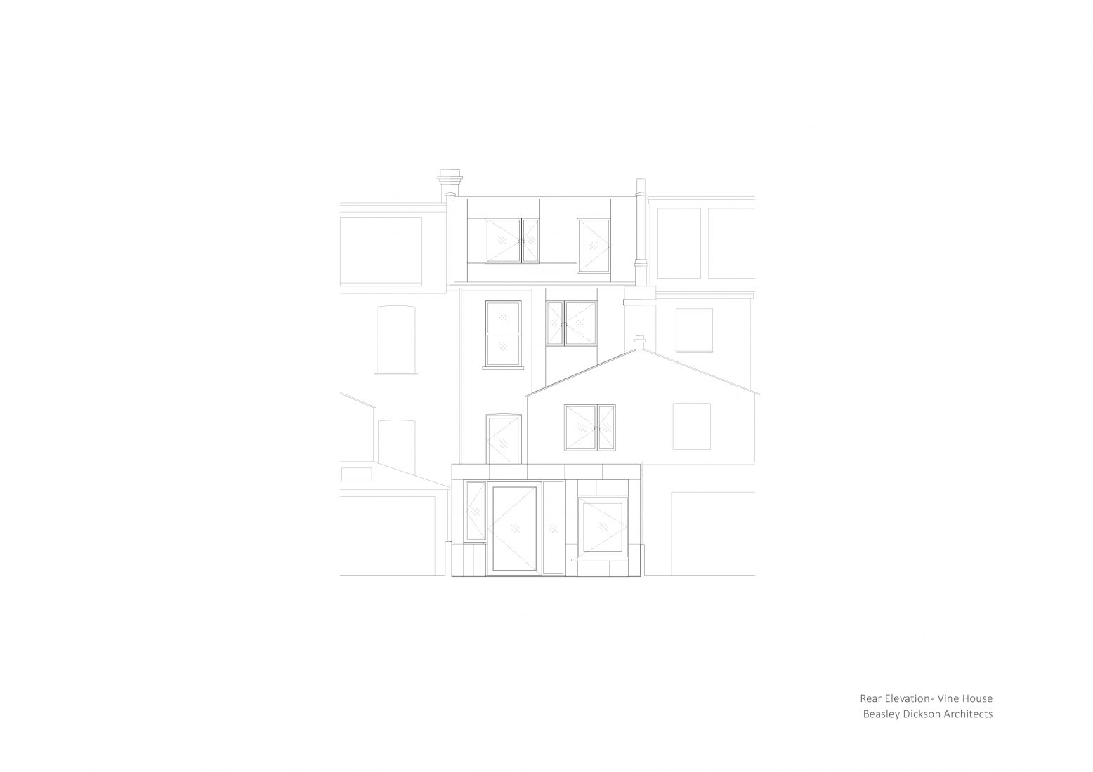Beasley Dickson adds GRCclad extension to Islington house