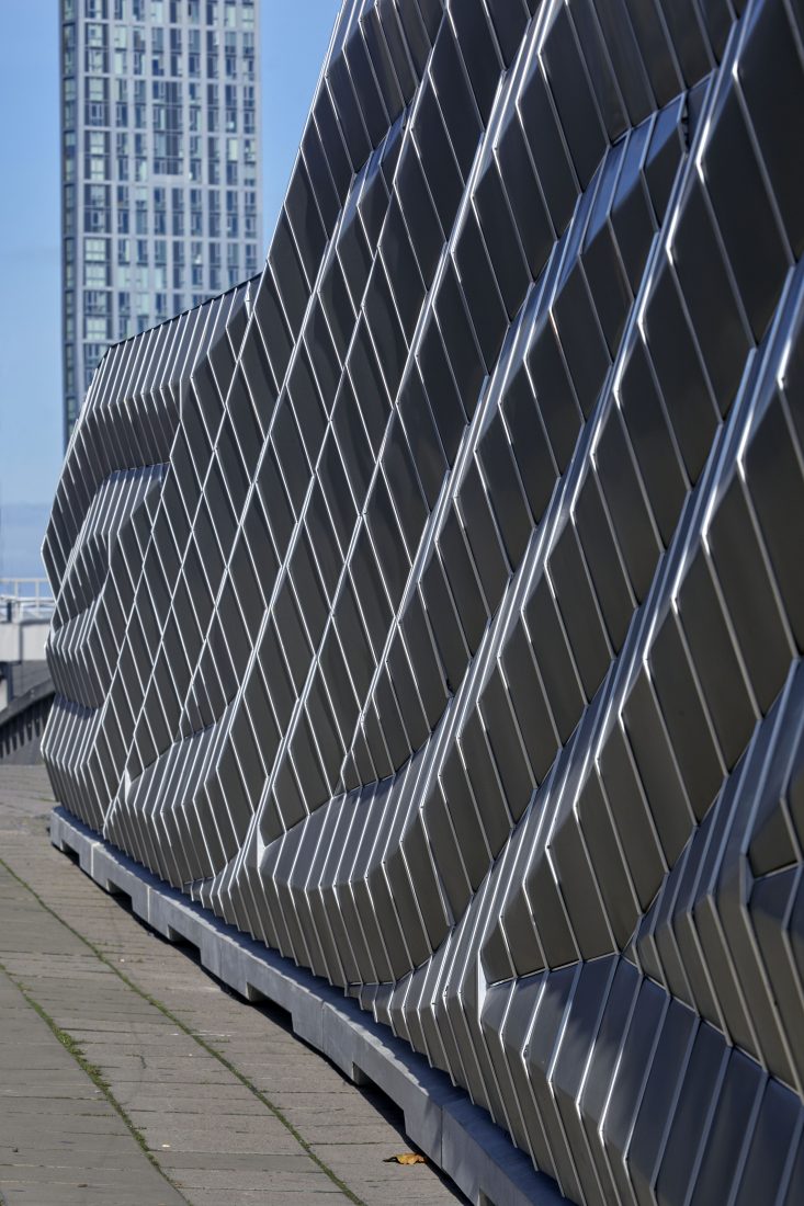 Beep Studio creates noise-blocking road barrier in London’s East End