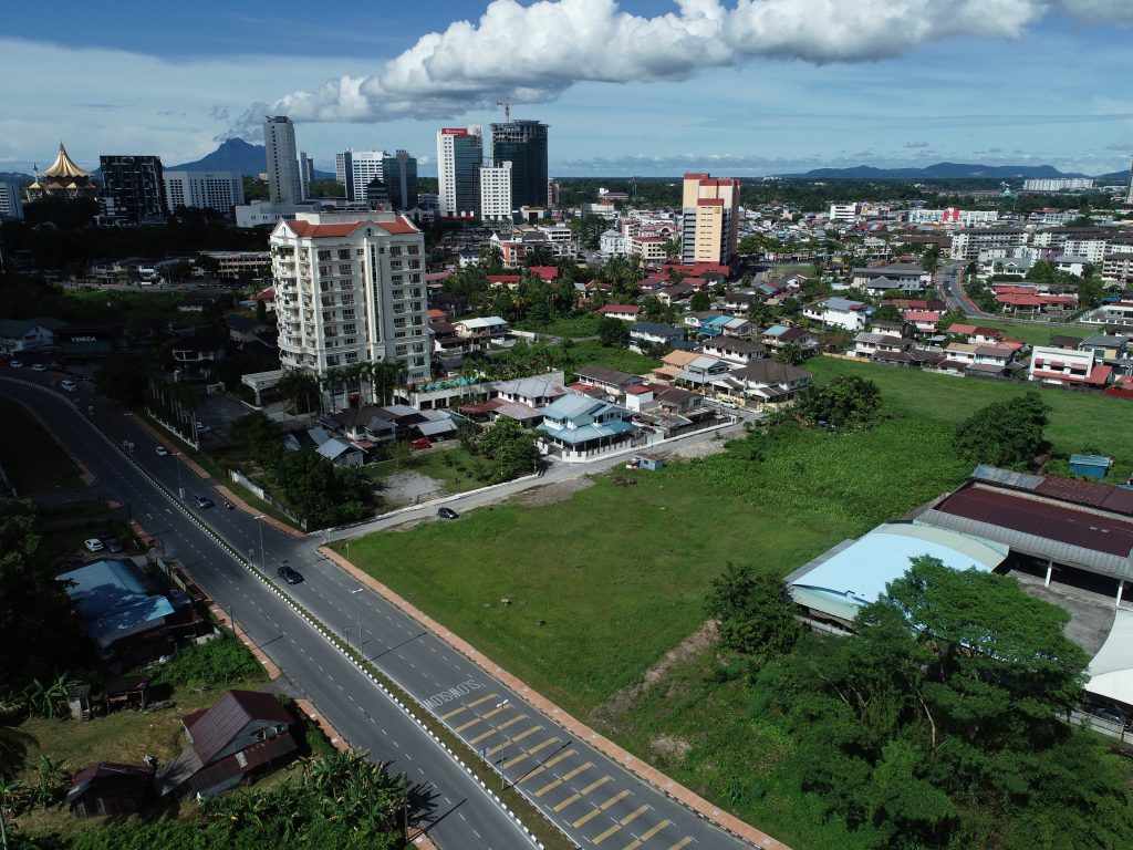 Kuching central business district, Malaysia