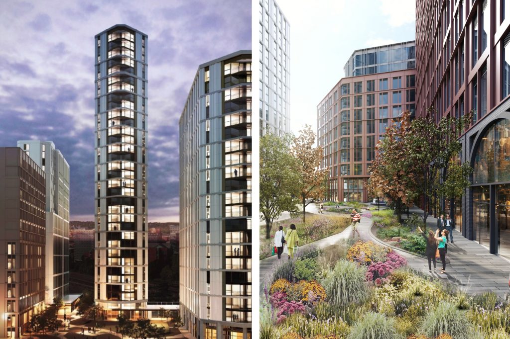 First look at DLA’s highrise plans for Leeds International Pool site