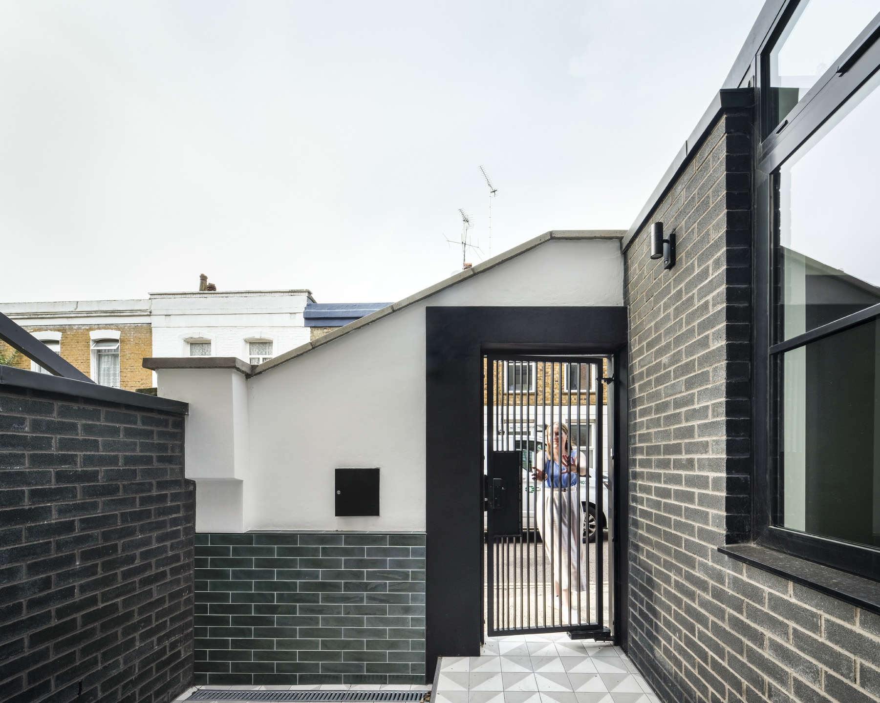 Child Graddon Lewis creates house on triangular infill site