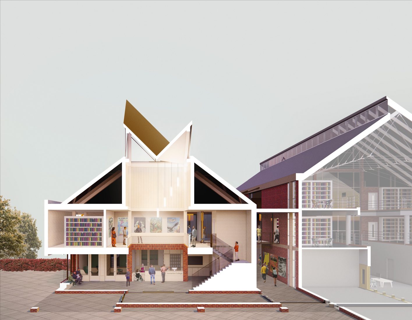 Alison Brooks wins Homerton College contest + showcase of all finalists