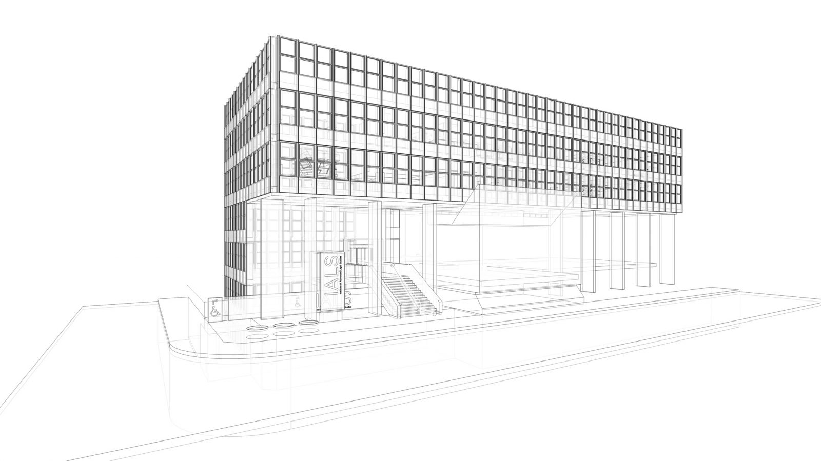 Burwell upgrades Lasdun Brutalist building for University of London