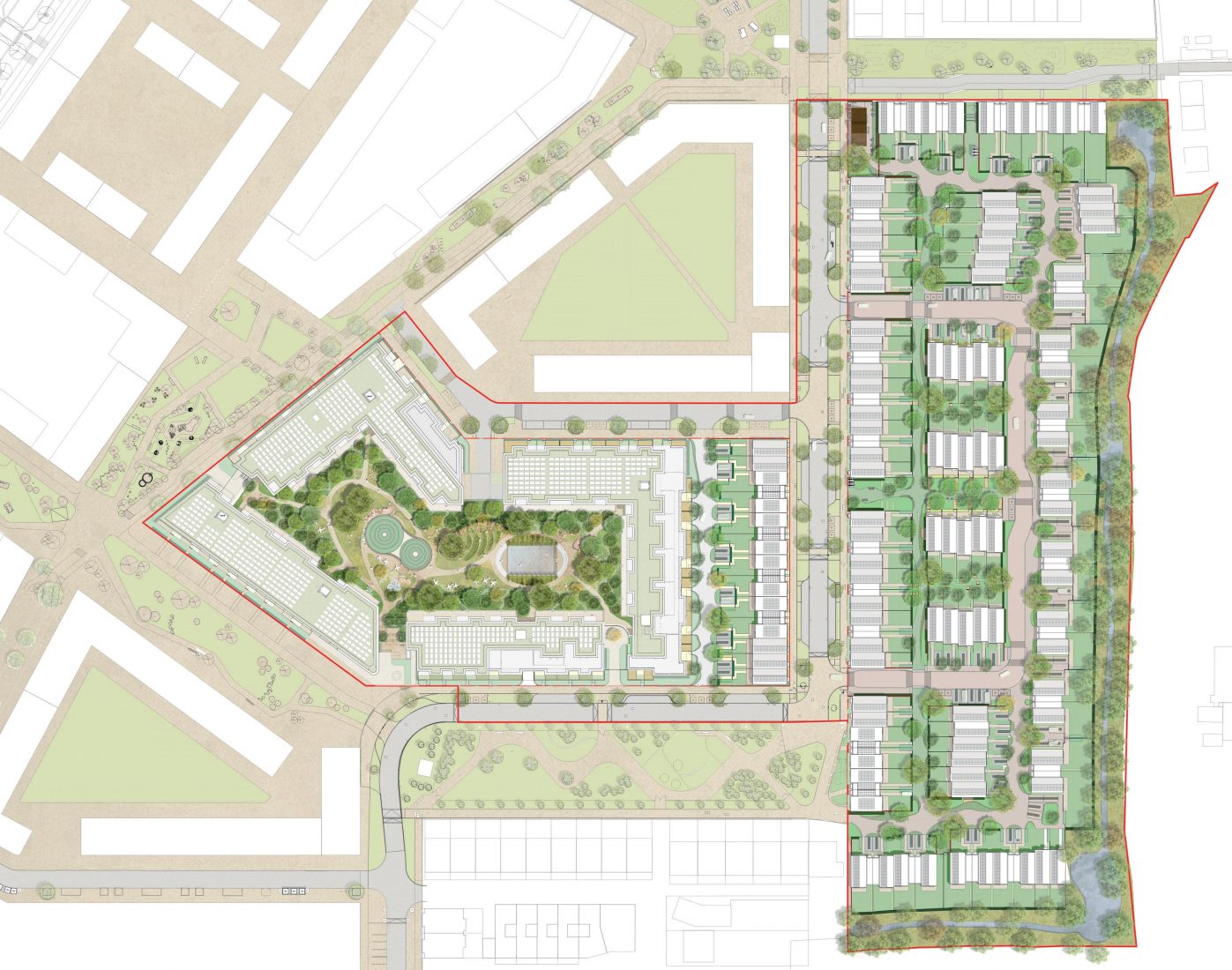 Jo Cowen reveals plans for 370 rental homes next to Stirling Prize finalist