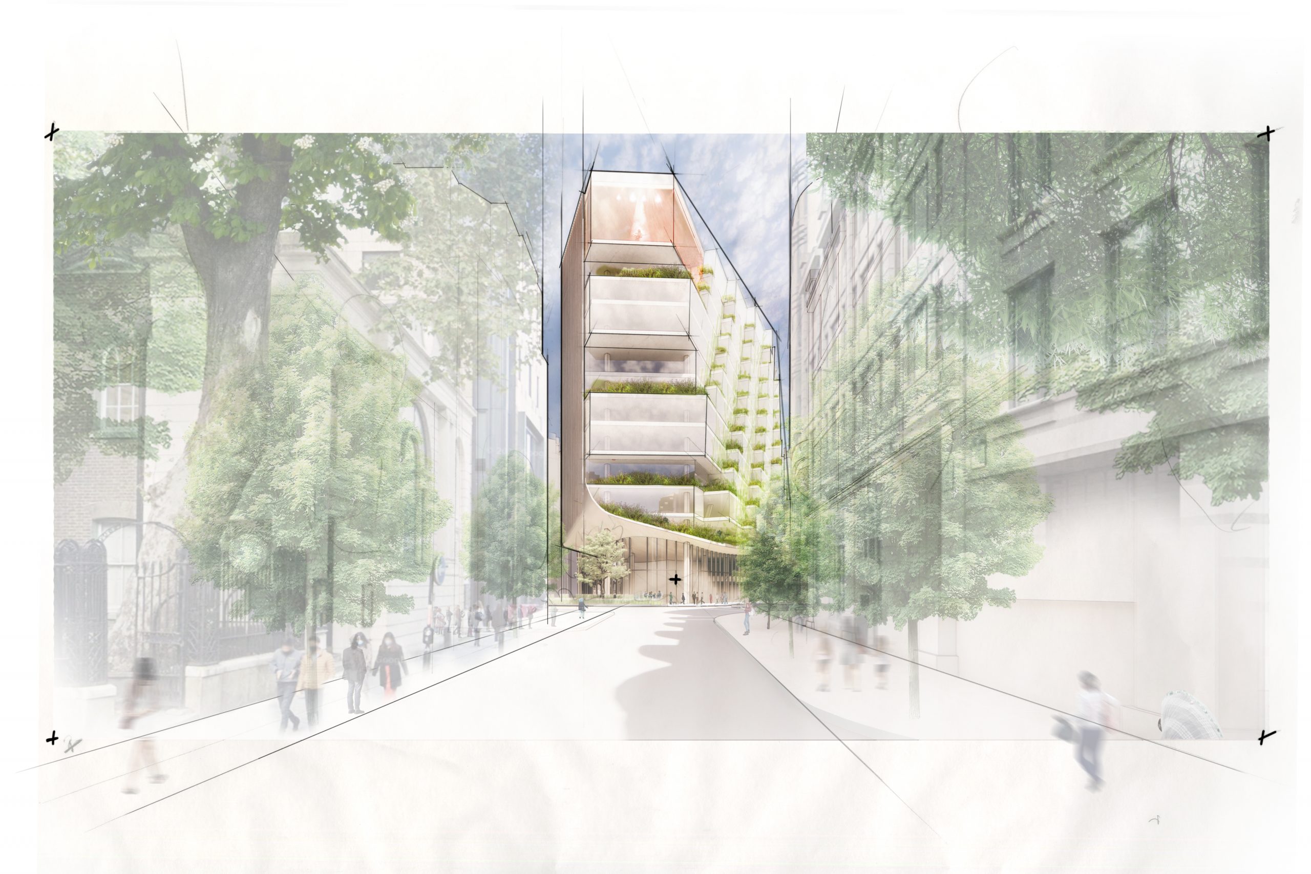 アート・デザイン・音楽 STUDIES AND EXECUTED BUILDINGS View-3_South-Approach-OPT-