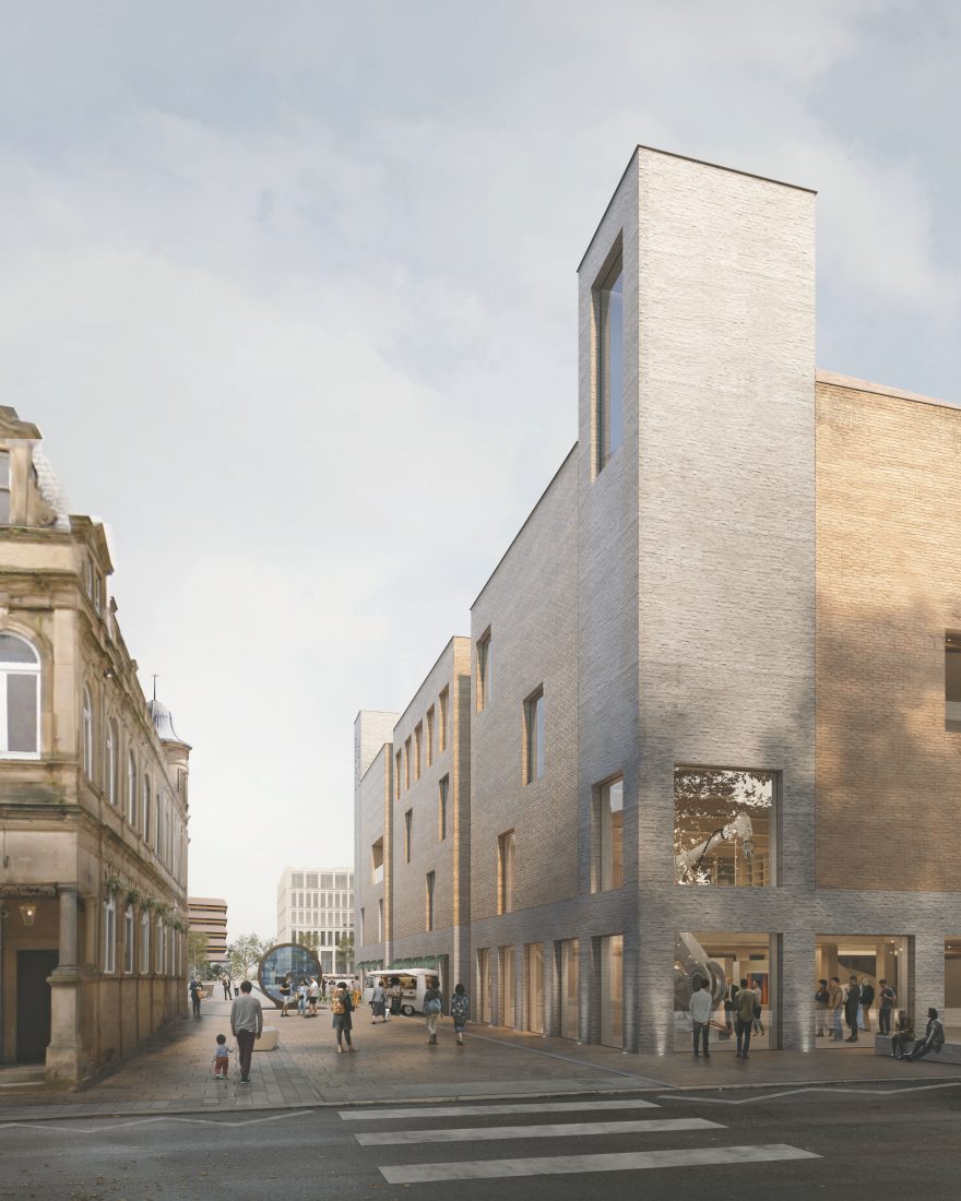 FaulknerBrowns submits plans for £23m library hub in Sunderland