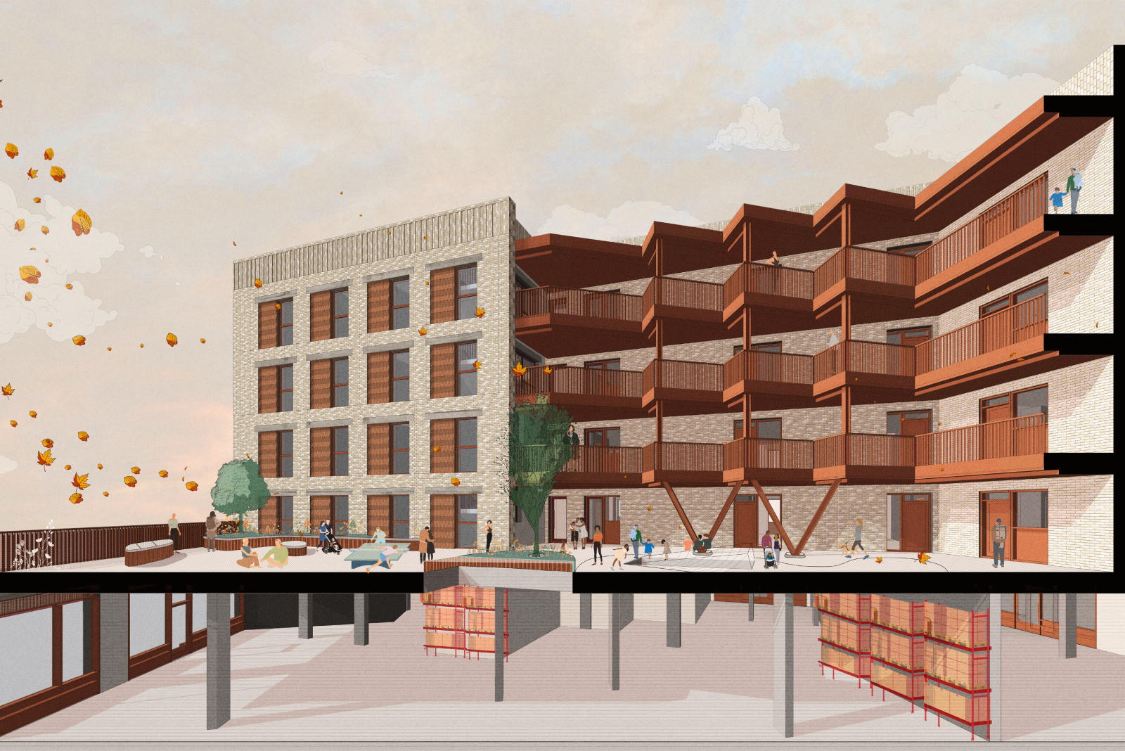 Hawkins\Brown and Studio Weave submit plans for Hackney Wick homes
