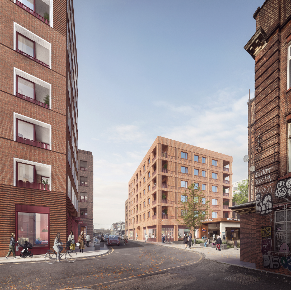Hawkins\Brown and Studio Weave submit plans for Hackney Wick homes
