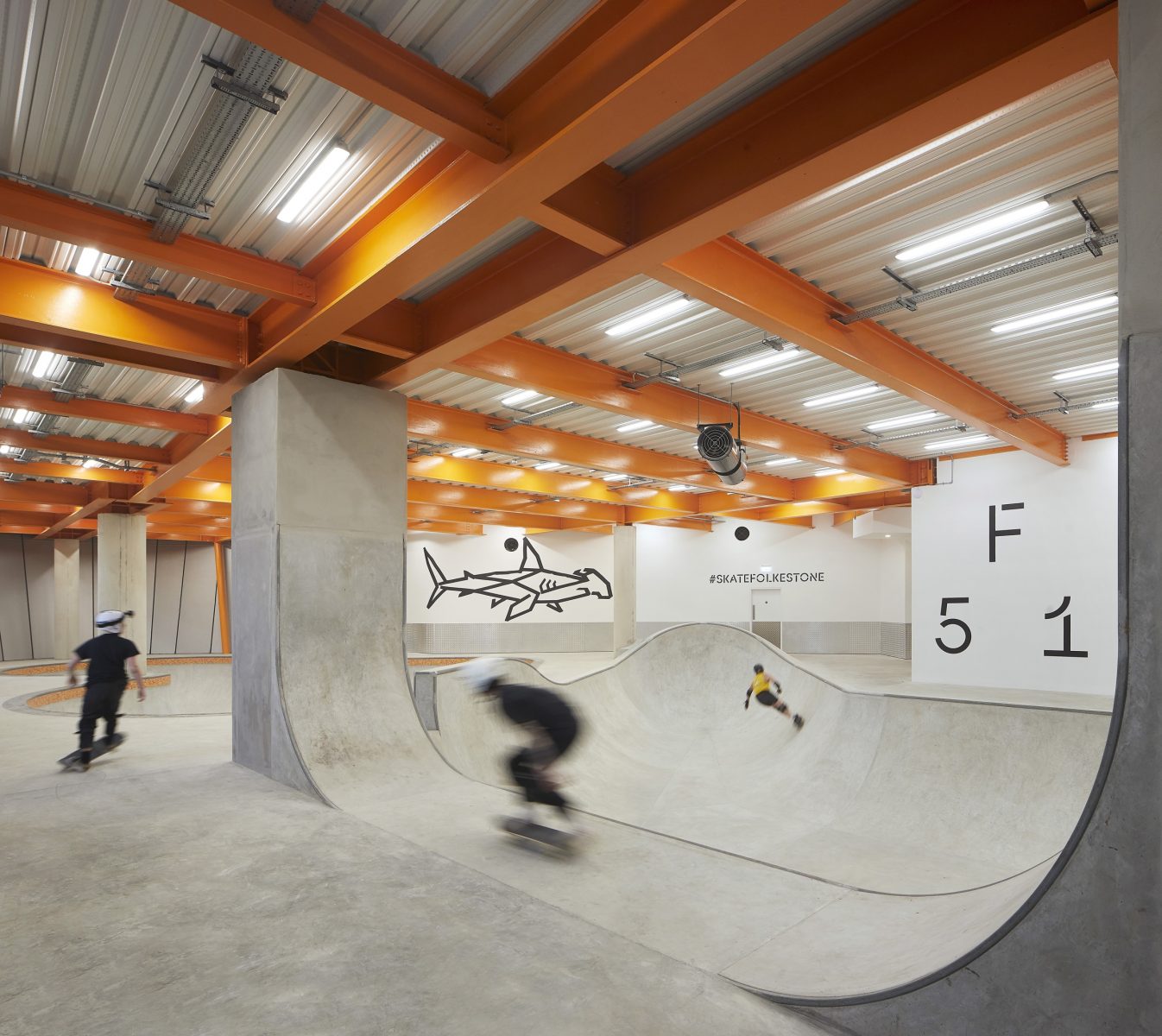 F51, Folkestone’s multistorey skatepark by Hollaway Studio