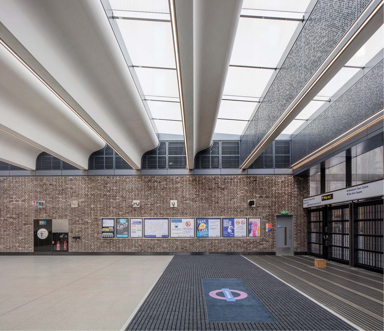 The Elizabeth line Woolwich station by Weston Williamson + Partners