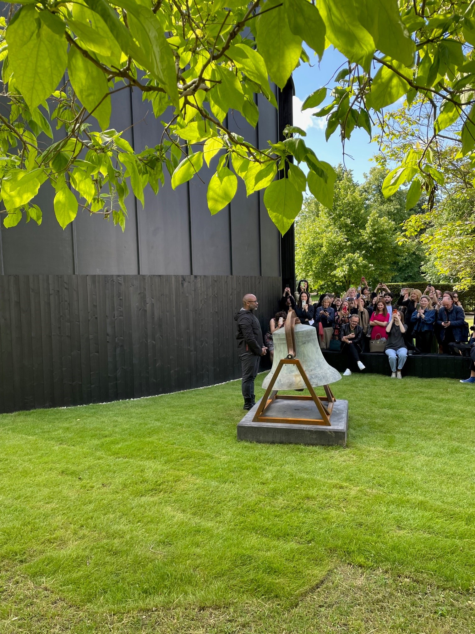 First look Serpentine pavilion 2022 by Theaster Gates with Adjaye