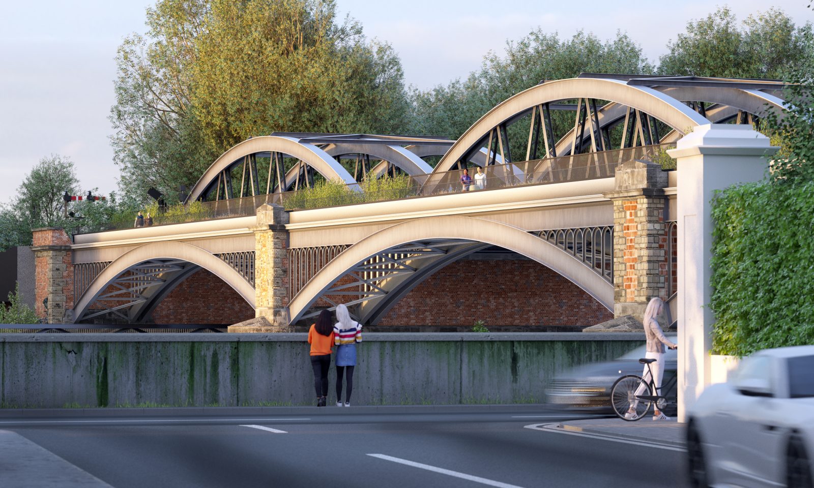 Moxon unveils plans for west London garden bridge