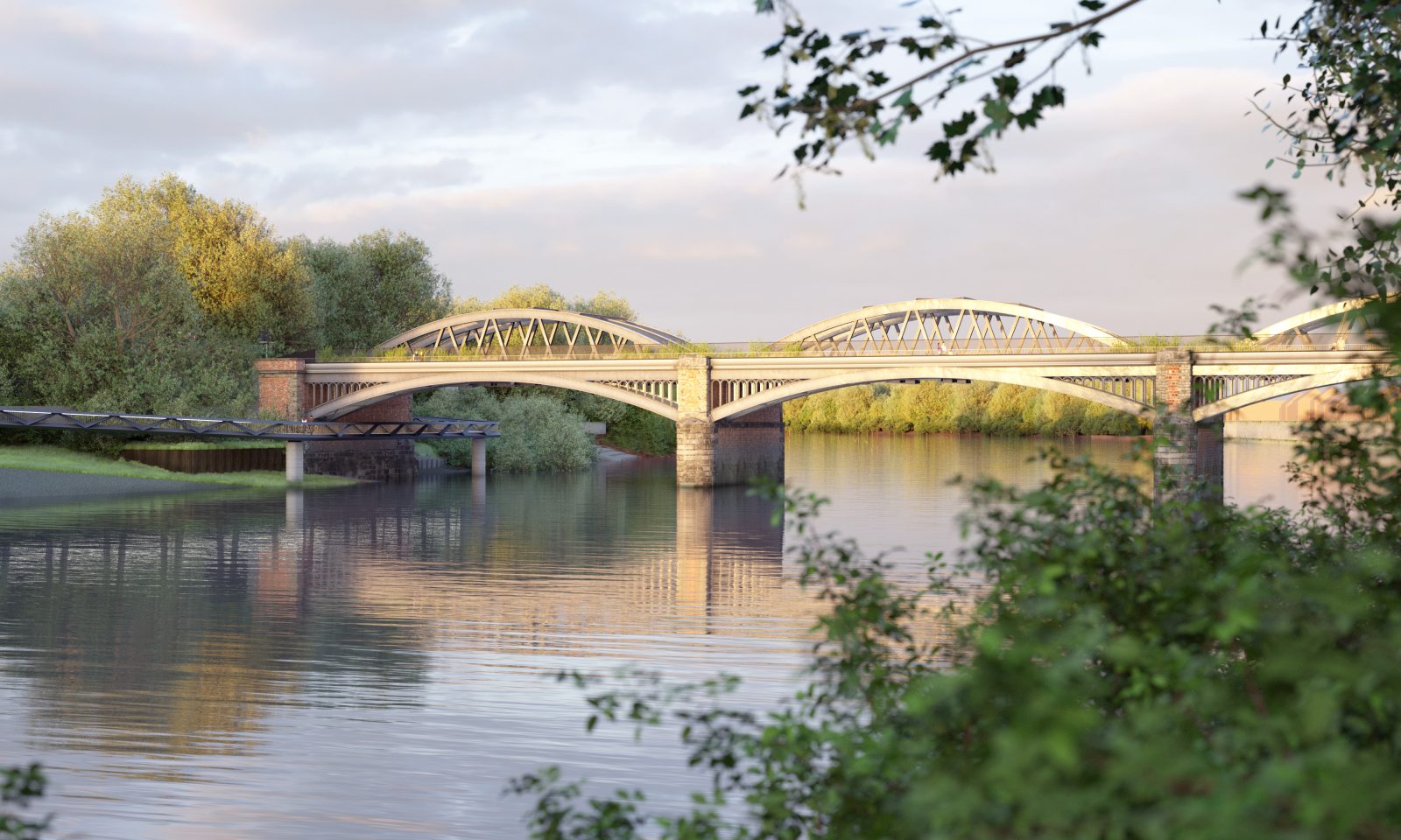 Moxon unveils plans for west London garden bridge