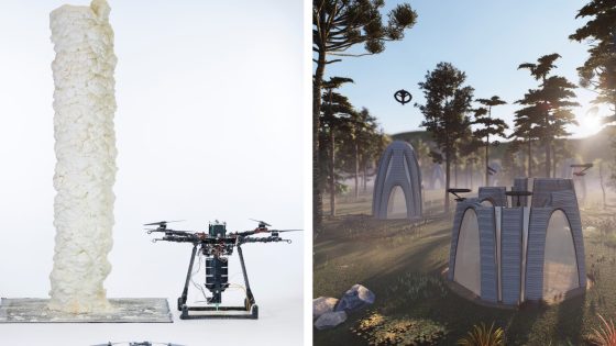 Flying 3D printing drones developed to create and repair buildings