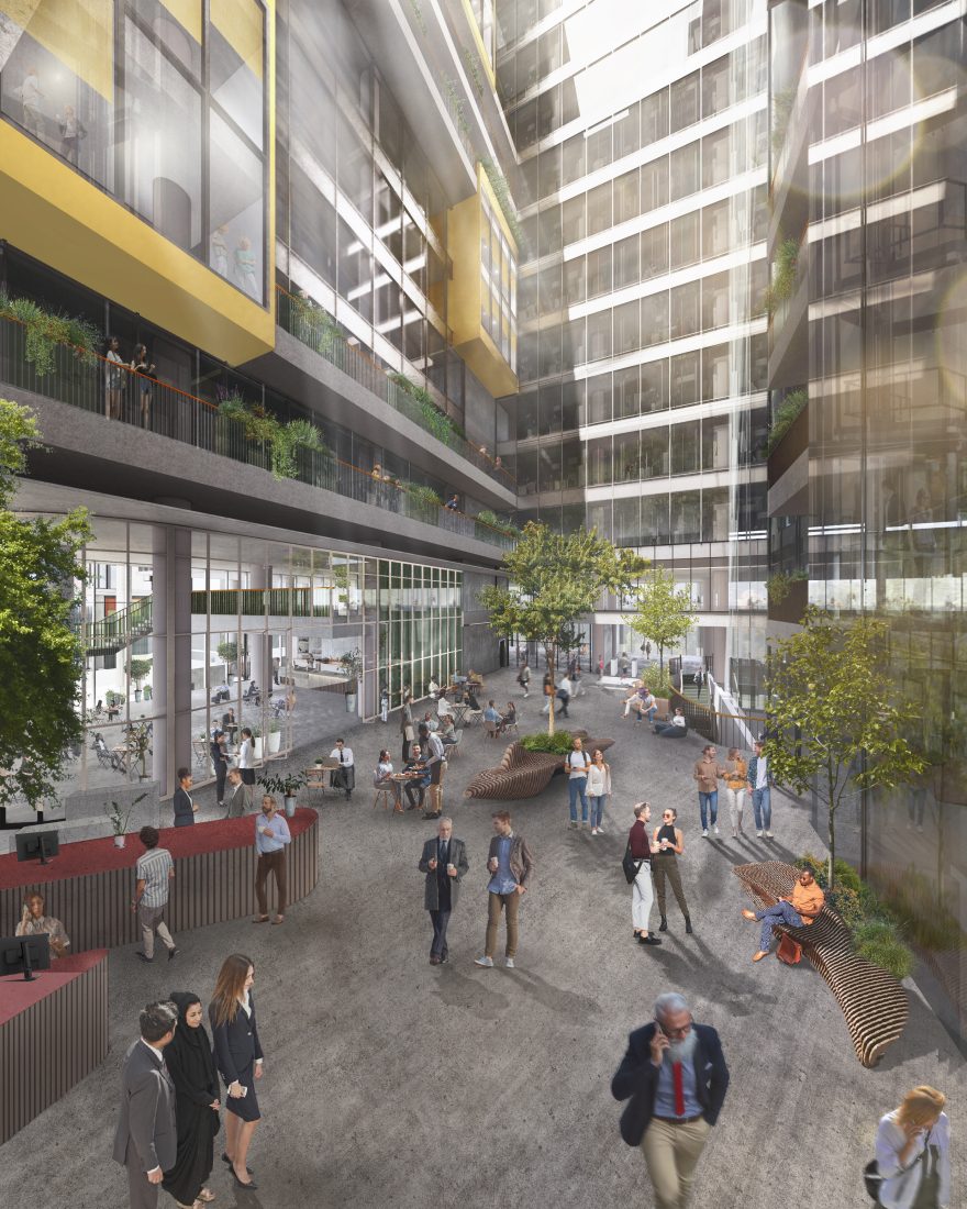 Manchester Tower Layout Studio Egret West reveals redesign of 45-storey Manchester tower scheme