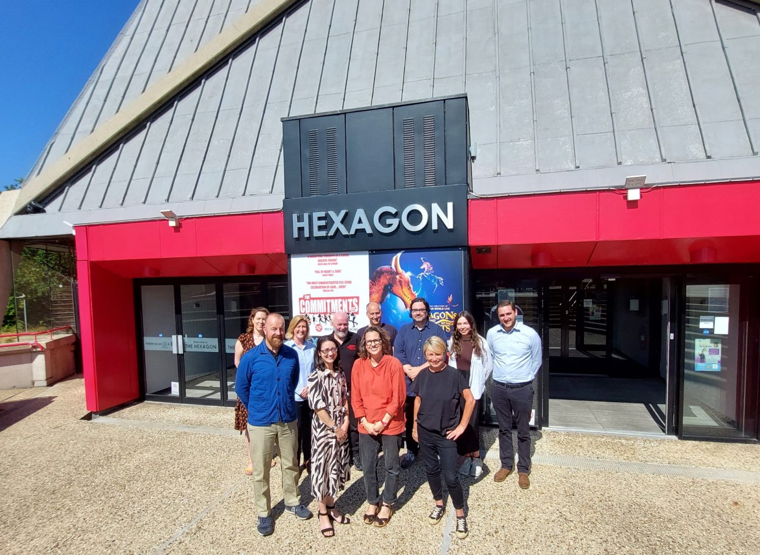Haworth tompkins wins approval for reading hexagon theatre revamp