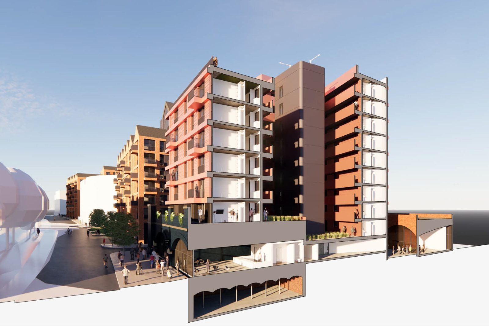 BDP submits plans for 500-flat scheme close to new Everton stadium