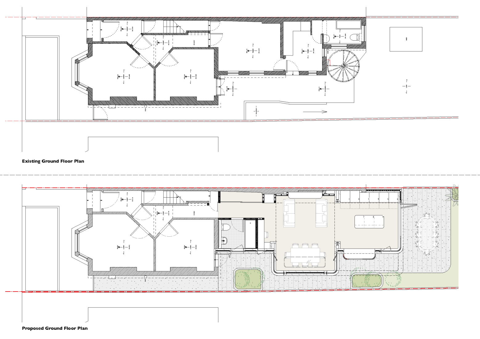 Pensaer completes curved glasscornered extension in East Dulwich