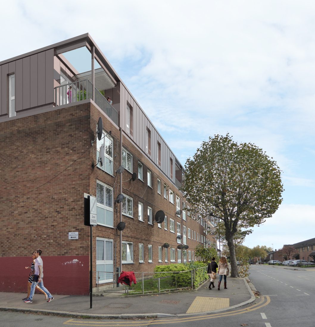 Studio Partington’s 100 affordable ‘airspace’ council housing approved