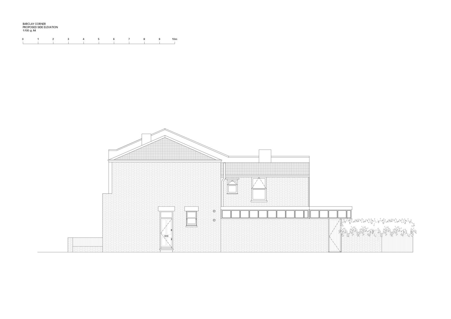 ao-ft reconfigures garden wall into ground-floor extension