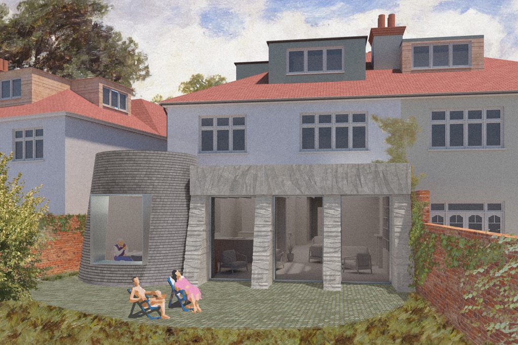 CAN wins approval for stone extension to Highgate Arts and Crafts house