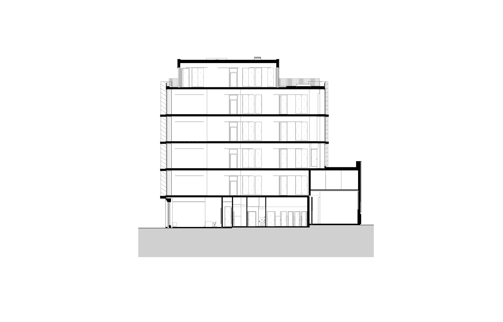 Sheppard Robson completes linear urban block along Farringdon Road
