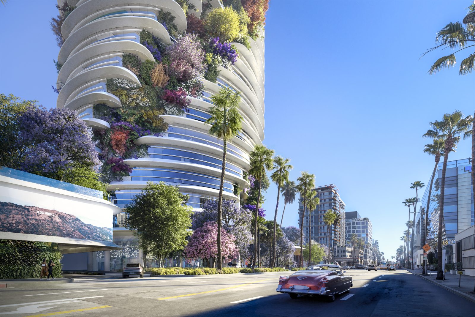 Foster + Partners unveils plans for $1bn spiralling Hollywood office tower