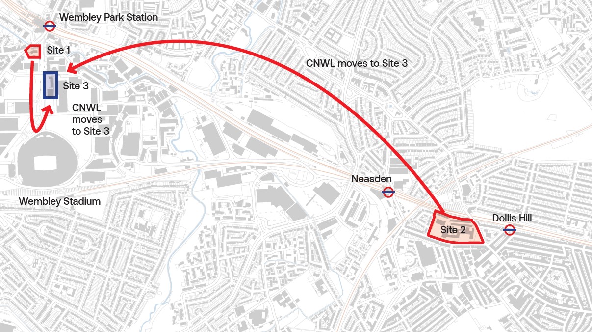 London Array Project Map GRID Architects submits plans for £500 million scheme in north-west London