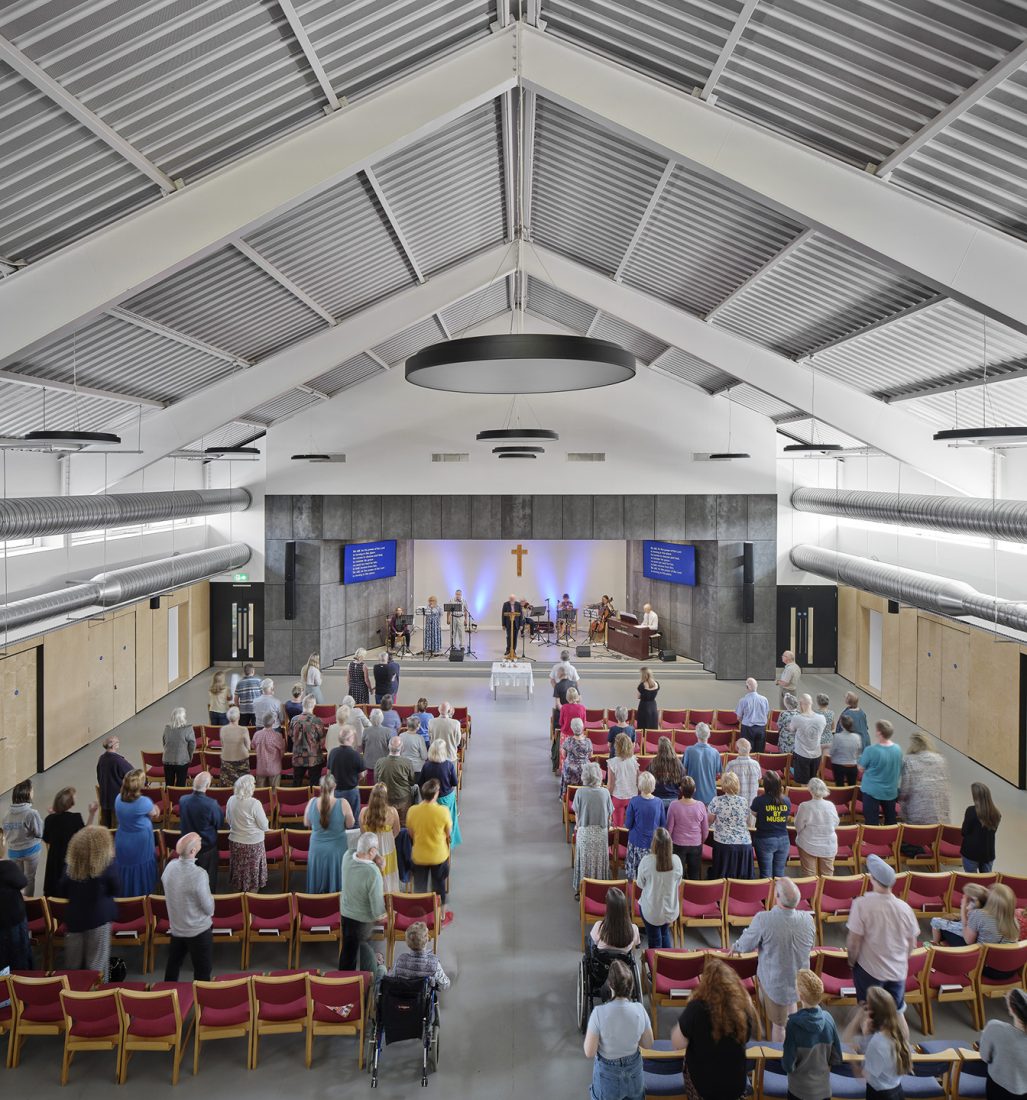 Shedkm designs extensively glazed ‘beacon’ church for Merseyside