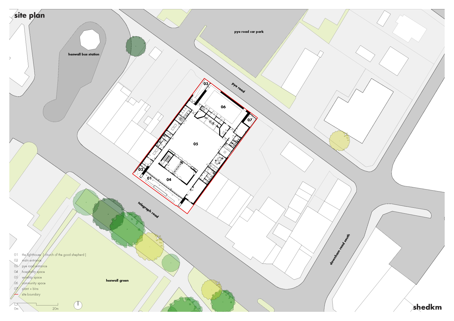 Shedkm designs extensively glazed ‘beacon’ church for Merseyside
