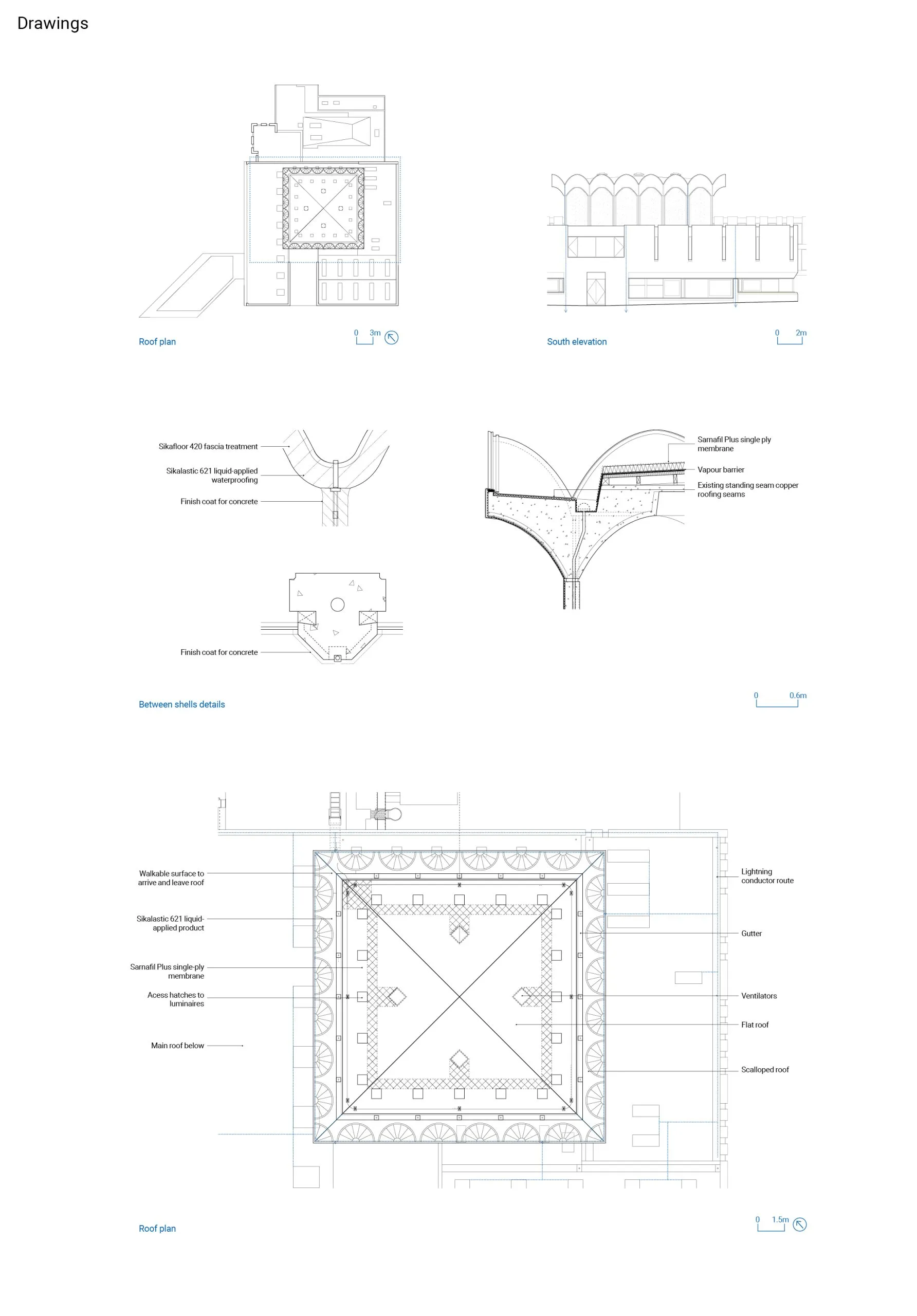 Working details: roofing and drainage