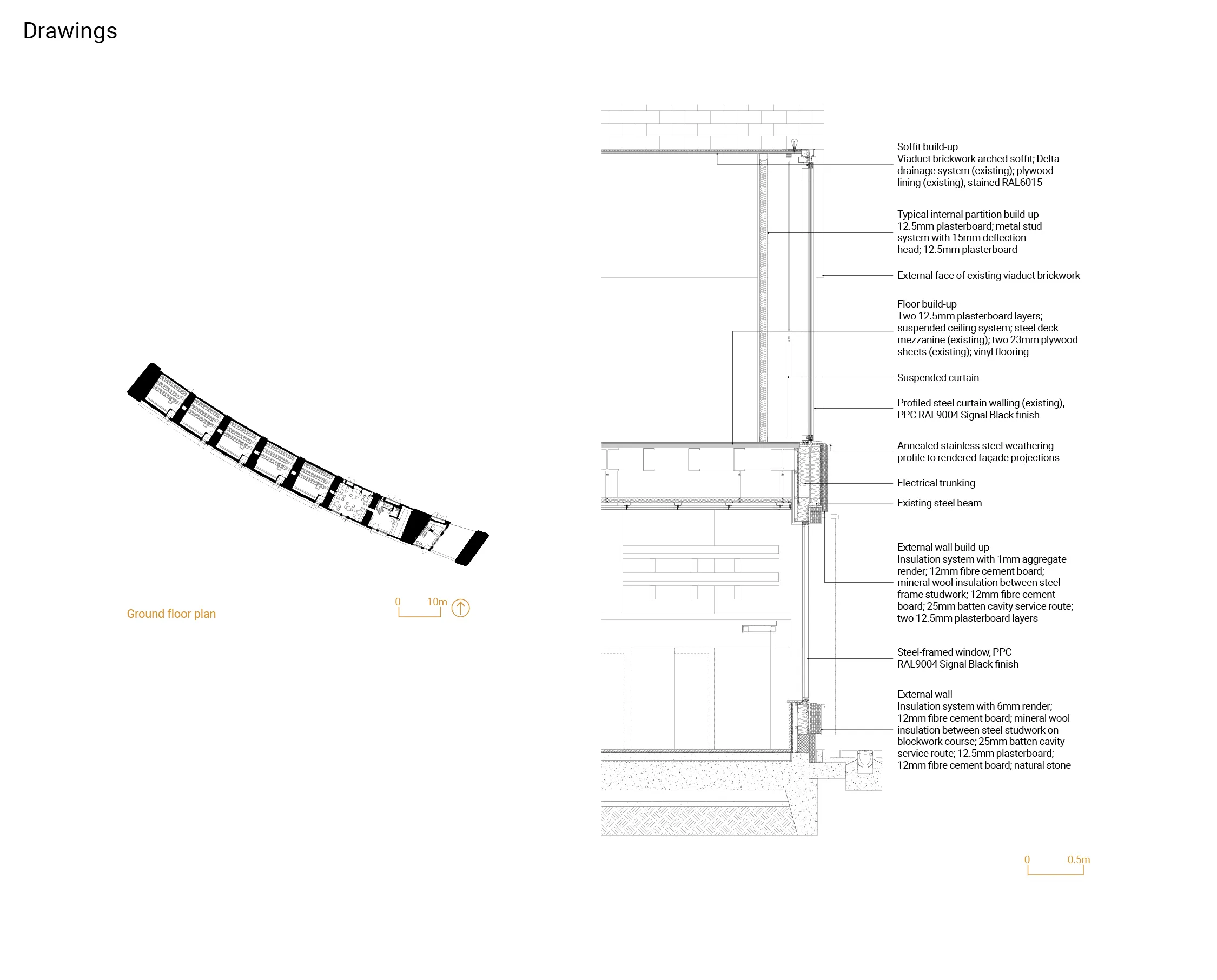 Working details: walls, ceilings and partitions