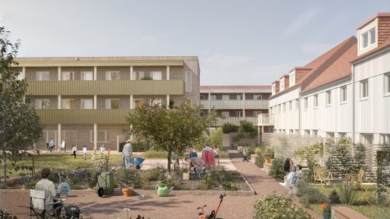 Mole Architects submits plans for Buddhism-based co-housing community