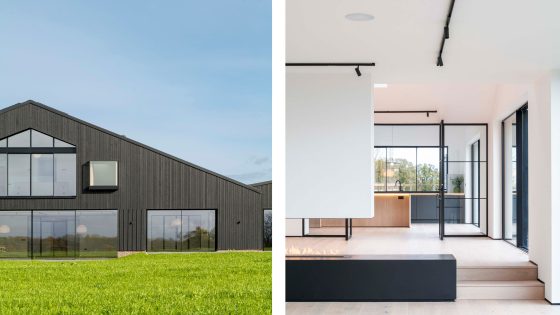 Nissen Richards Studio reworks Kent dairy farm as net-zero homes